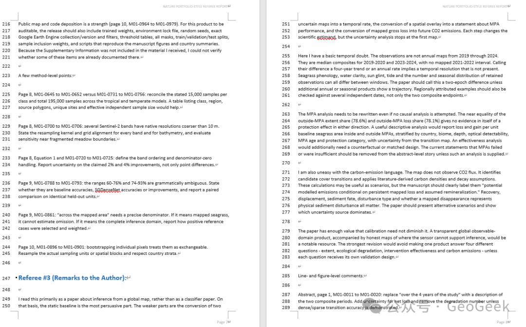 Additional example from the reviewer skill